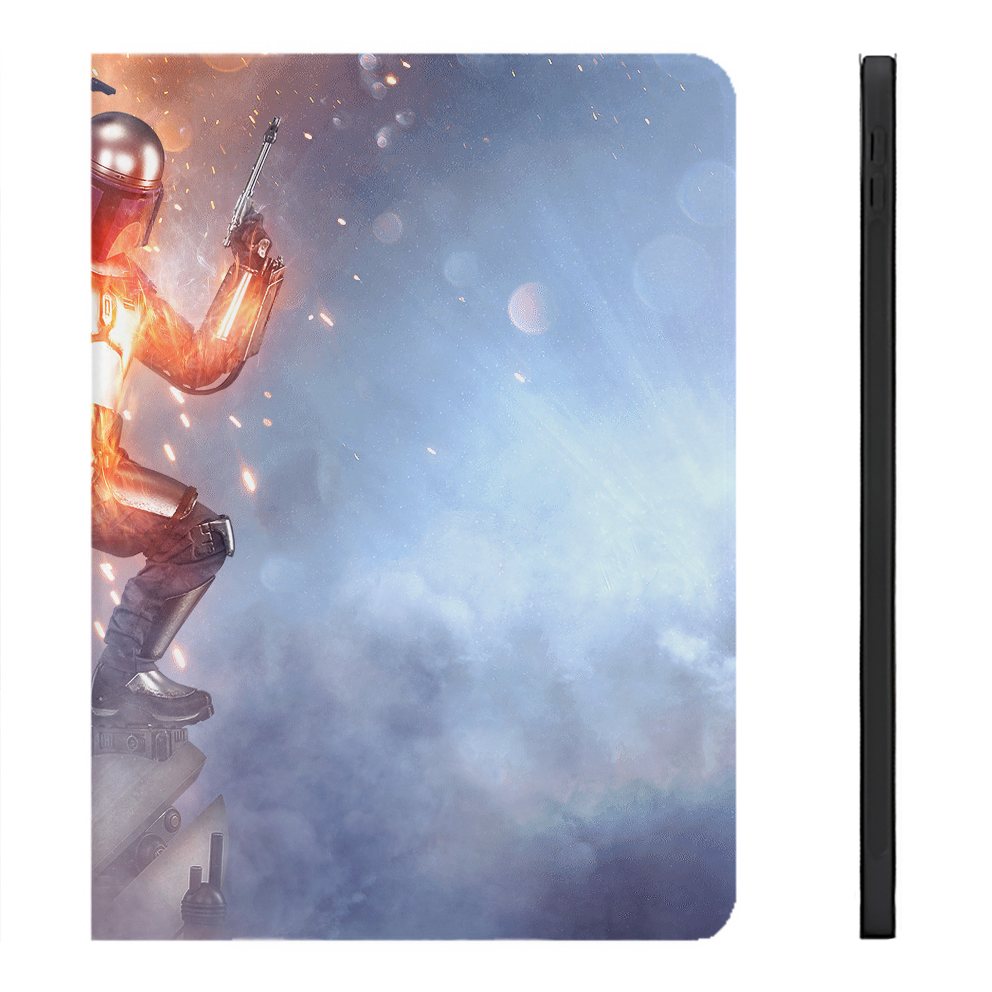 （画像用） スター・ウォーズ Star Wars IPadケース ペンホルダー付き ブックスタイルデザイン